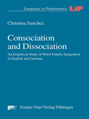 cover image of Consociation and Dissociation